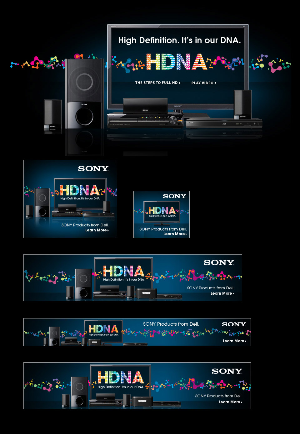 Holli Fines Portfolio Various Banner Ads